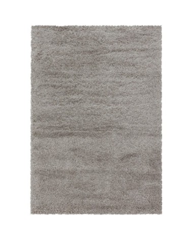 Tapis cosy à poils longs greige 60x110cm
