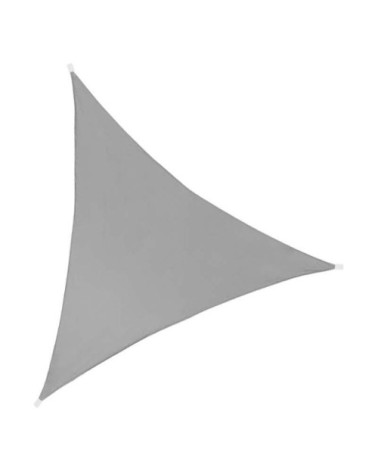 Toile d'ombrage triangulaire 3 mètres gris foncé