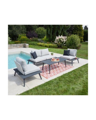 Salon de jardin 4 places - en aluminium