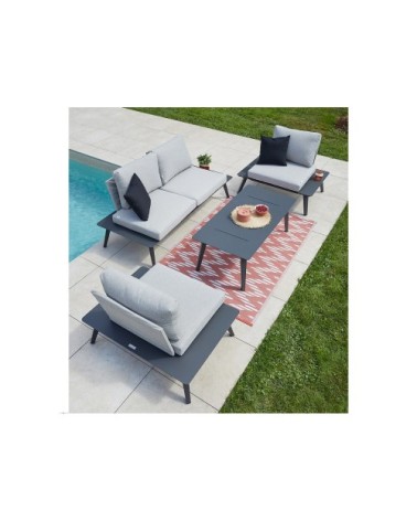 Salon de jardin 4 places - en aluminium