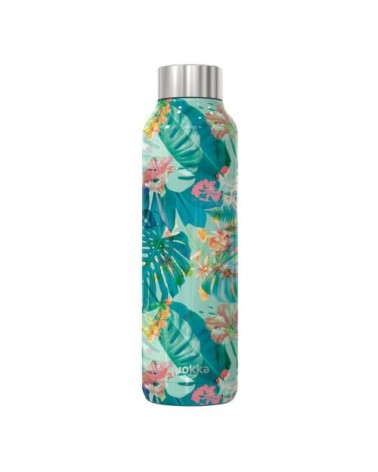Bouteille isotherme   tropical 63 cl en inox  décoré