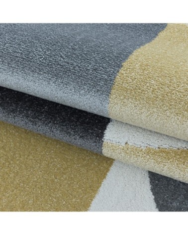 Tapis géométrique Jaune 160x230cm