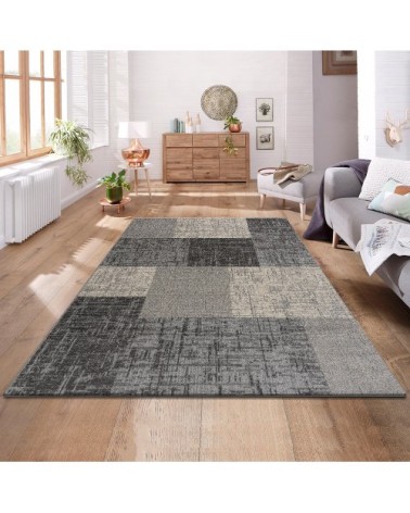 Tapis d'inspiration minimal beige 120x170cm