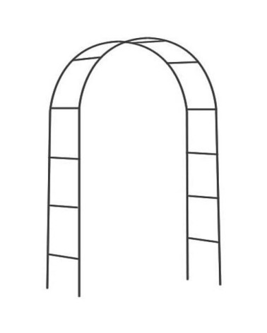 Arche déco en fer noir atea gardman - structure de soutien pour plante