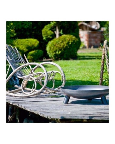 Brasero en acier 3 pieds et poignées diamètre 70 cm