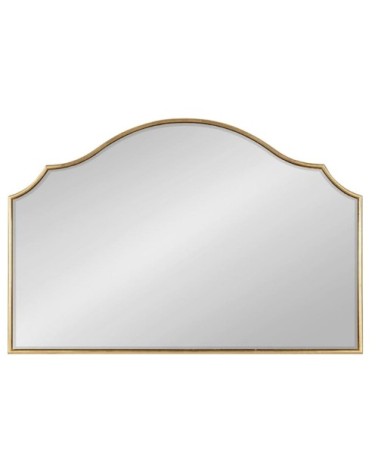 Miroir rectangulaire en métal or