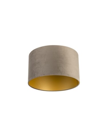 Abat-jour en tissu taupe