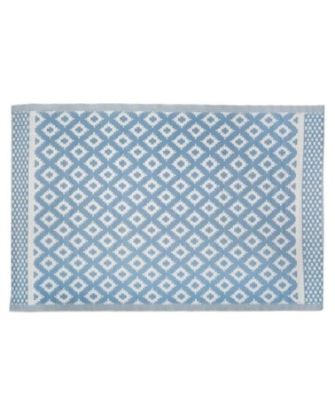 Tapis d'extérieur en polypropylène 120 x 180 cm maya - bleu