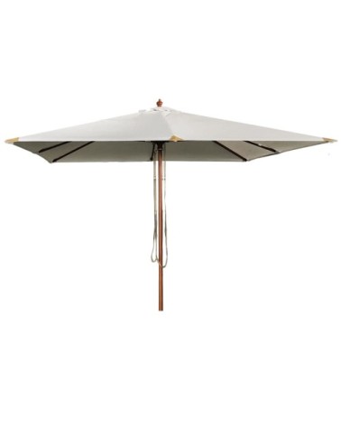 Parasol droit écru 3x3 m