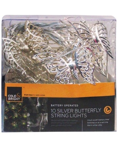 Guirlande led intérieur extérieur judy papillon