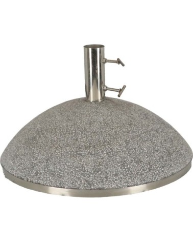 Pied de parasol granit 43,9kg gris clair