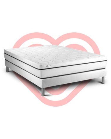 Ensemble matelas 200x200 Mémoire de forme - 24 cm