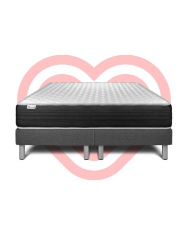 Ensemble matelas 160x200 Mémoire de forme - 24 cm