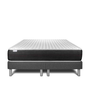 Ensemble matelas 200x200 Ressorts - 24 cm