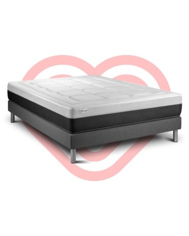 Ensemble matelas 160x200 Ressorts Mémoire de forme - 22 cm