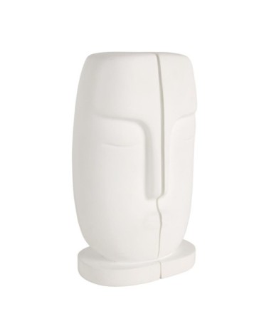 Stop livres en forme de visage blanc