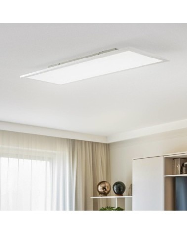 Plafonnier led en aluminium gris