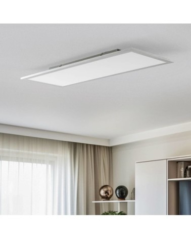 Plafonnier led en aluminium gris