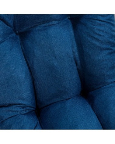 Coussin bain de soleil bleu nuit 185 x 60 x 15 cm