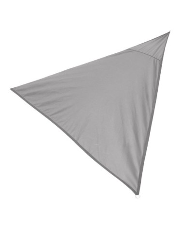 Voile d'ombrage gris 3,6x3,6x3,6m