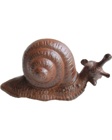 Escargot décoratif en fonte 16 cm