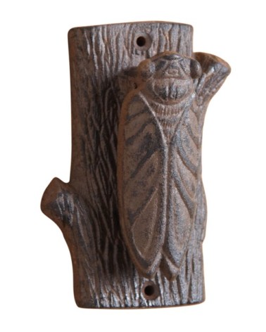 Heurtoir de porte cigale en fonte