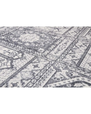 Tapis de bain style vintage tons de gris impression digitale 60x100