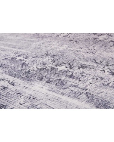 Tapis de bain vintage tons de gris 60x100