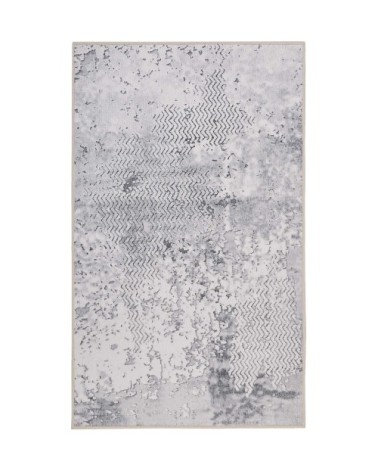 Tapis de bain vintage tons de gris 60x100