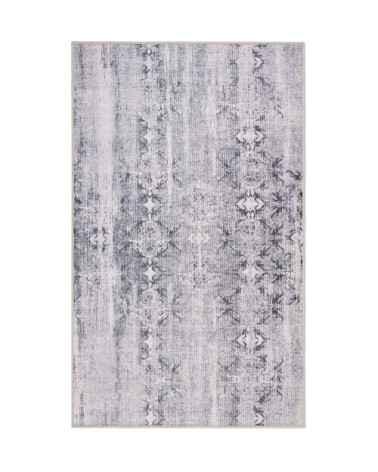 Tapis de bain vintage tons de gris 70x120
