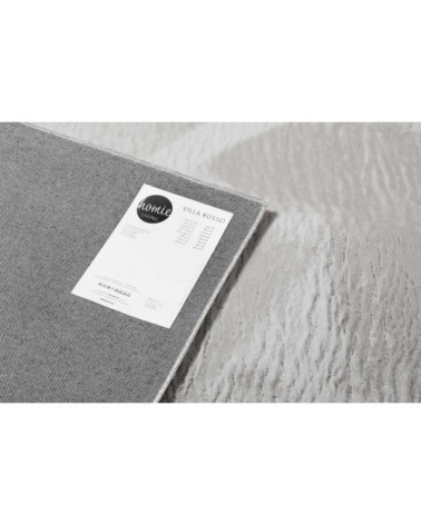 Tapis tufté mèches rases (15mm) gris clair 160x225