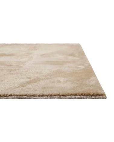 Tapis tufté mèches rases beige sable 133x200