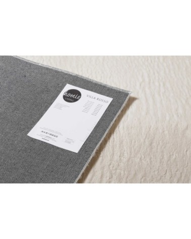Tapis tufté mèches rases (15mm) écru 120x170