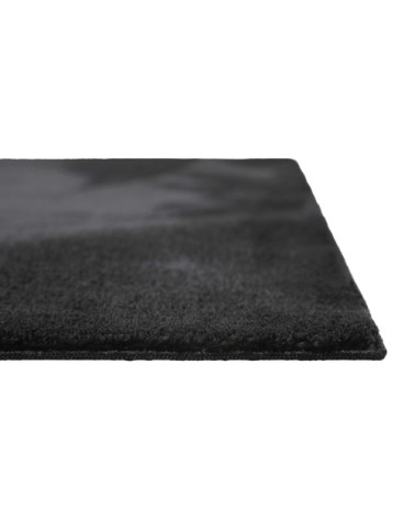 Tapis tufté mèches rases noir 200x290