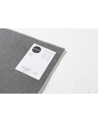 Tapis tufté mèches rases (15mm) blanc 133x200