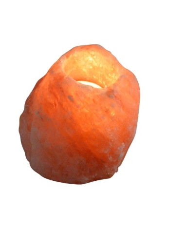 Bougeoir en cristal de sel Himalaya rock 1kg