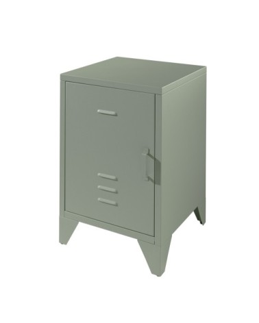 Table de chevet 1 porte vert olive