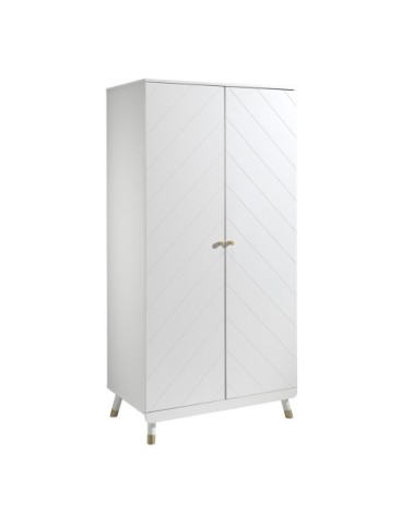 Armoire 2 portes blanc
