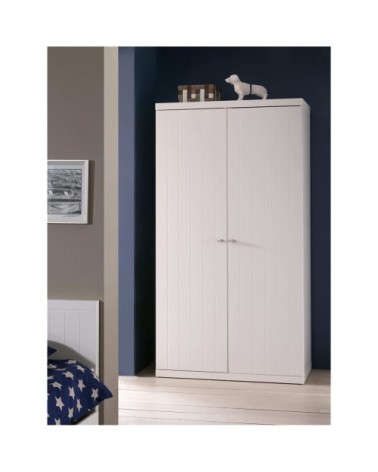 Armoire 2 portes blanc