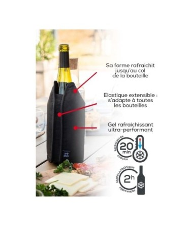 Bubbles coffret cadeau - rafraichisseur frizz gris et bouchon à
