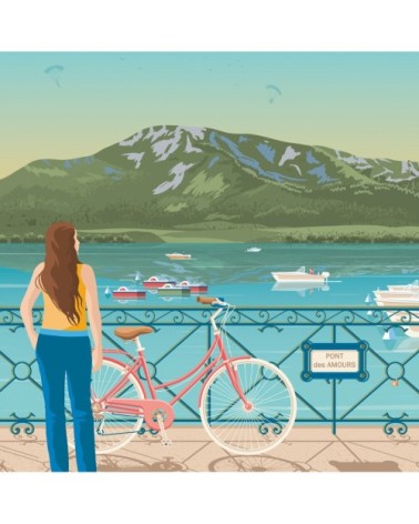 Affiche Annecy  50x70 cm