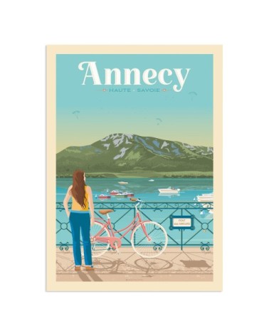 Affiche Annecy  21x29,7 cm