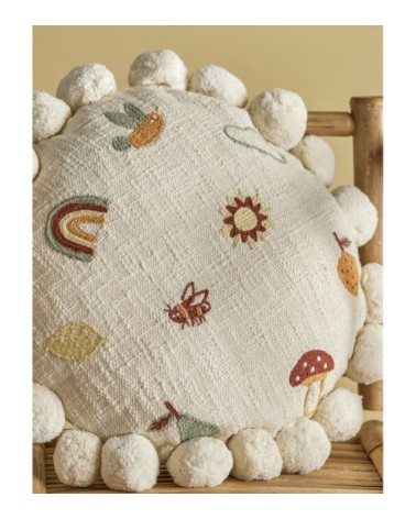 Coussin en coton nature 40x40