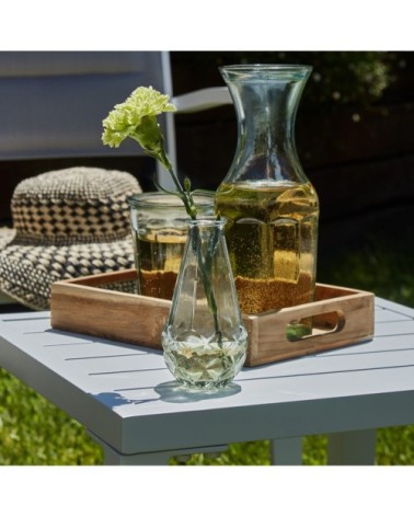 Ensemble de balcon avec 2 chaises et table basse blanc