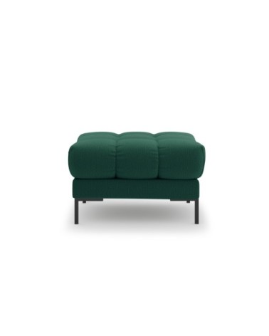 Pouf 1 place en tissu structurel vert