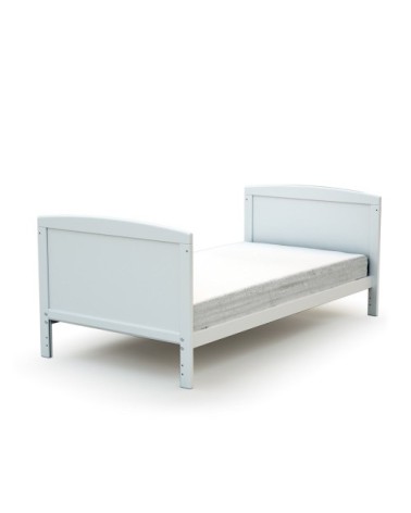 Lit bébé évolutif en bois avec matelas en bois blanc