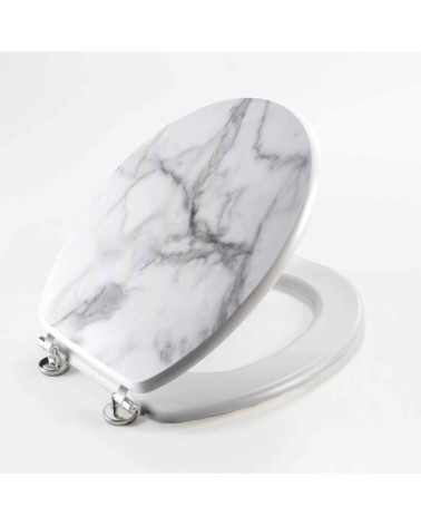Abattant wc charnières métal imprimé