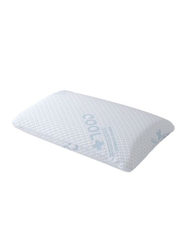 Oreiller à mémoire de forme micro perforé déhoussable 40x70 cm