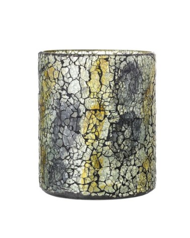 Vase verre vert 12x12