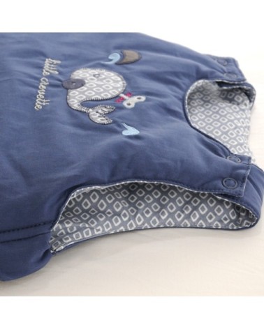 Gigoteuse coton bio bleue 0-6 mois